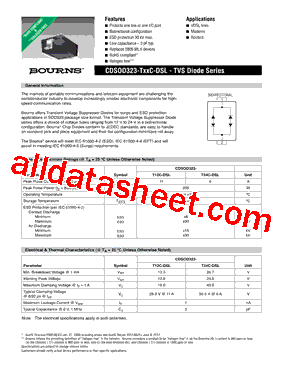 CDSOD323-TXXC-DSL型号图片