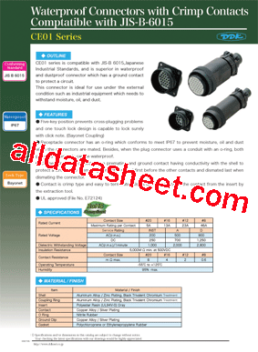 CE01-6A28-14SCY-D0型号图片