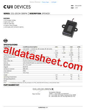 CES-20134-088PMA型号图片