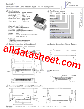 CF050P-003-01DS型号图片