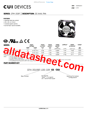 CFM-3510BF-170-222型号图片