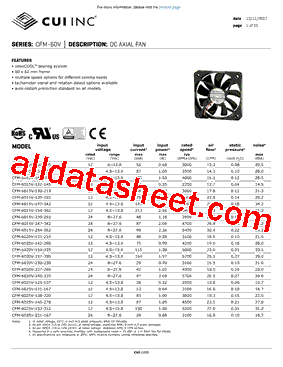 CFM-6025V-152-312型号图片