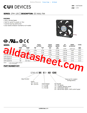 CFM-A225-10-CXX型号图片