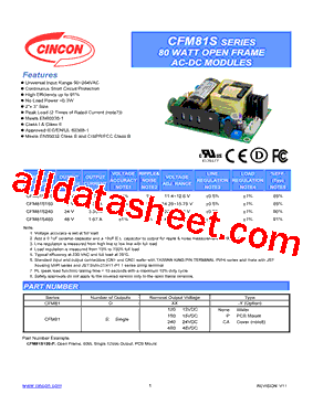 CFM81S150-CA型号图片