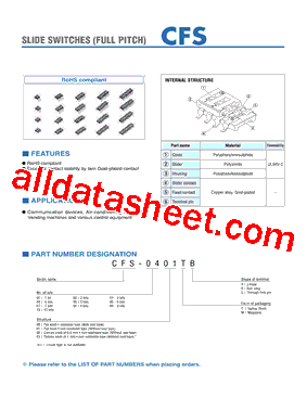 CFS-0603TA型号图片