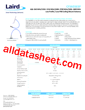 CFS60383P型号图片