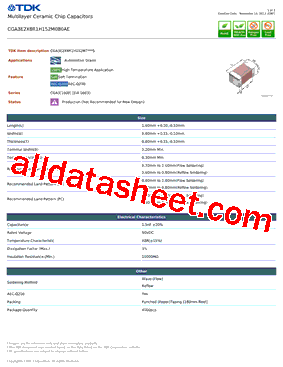 CGA3E2X8R1H152M080AE型号图片