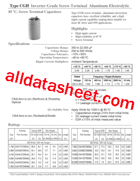 CGH152T500W3L型号图片