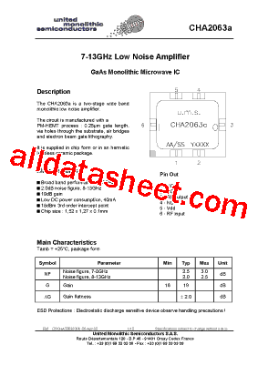 CHA2063A型号图片