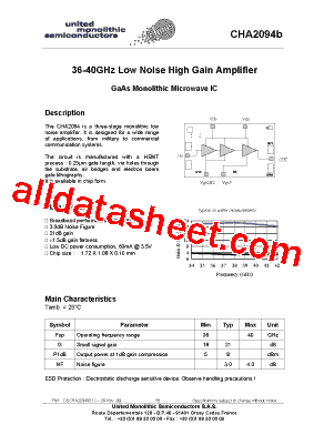 CHA2094B型号图片