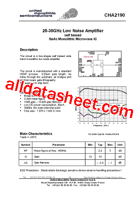 CHA2190型号图片