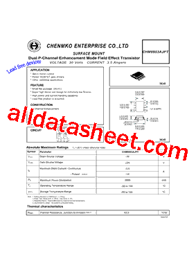 CHM9953AJPT型号图片
