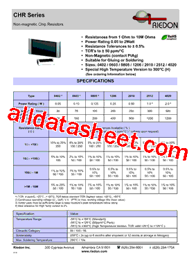 CHR4020型号图片