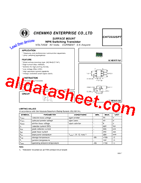 CHT2222SPT型号图片