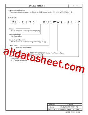 CL-L270-MU1WW1-A1-T型号图片