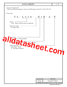 CL-L270-U1D-A-T型号图片