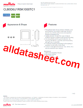 CLB0D6U1R5K1000TC1型号图片