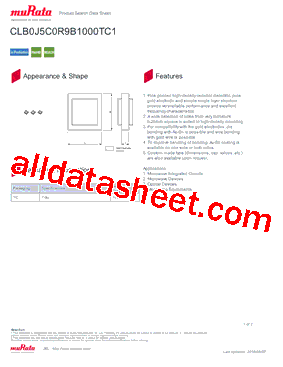 CLB0J5C0R9B1000TC1型号图片