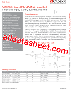 CLC3613ISO14型号图片