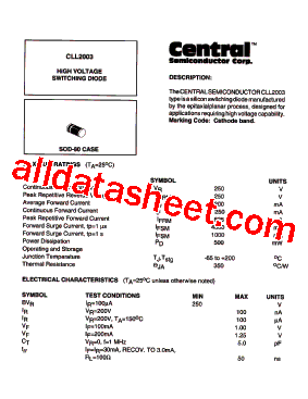 CLL2003TR型号图片