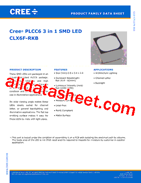 CLX6F-RKB-CSTBB3型号图片