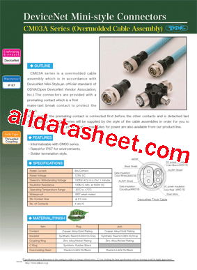 CM03A-J5P-010型号图片