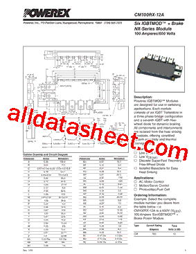 CM100RX-12A型号图片