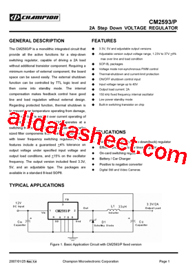 CM2593-3.3V型号图片