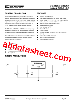 CM2830GAIM23型号图片