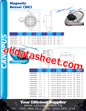 CMB2820HC28BW-001型号图片