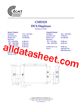 CMD125型号图片