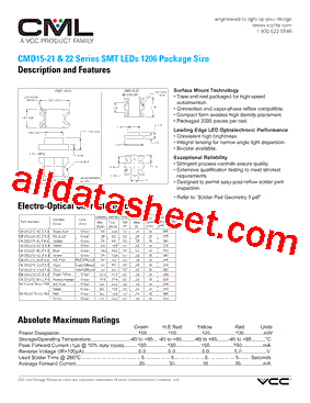 CMD15-21VGC/TR8型号图片