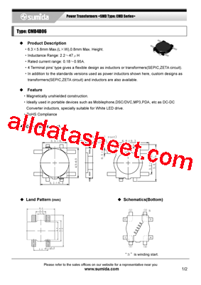 CMD4D06NP-100MB型号图片