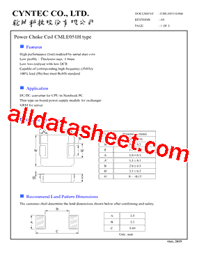 CMLE051H-R33MS型号图片