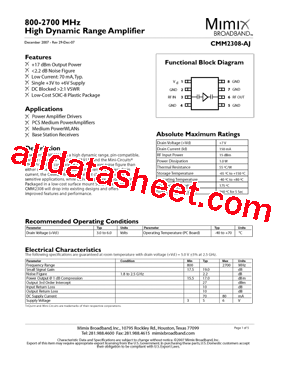 CMM2308-AJ-0G00型号图片