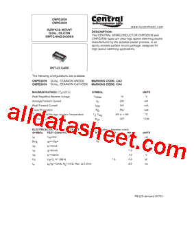 CMPD2838TR型号图片