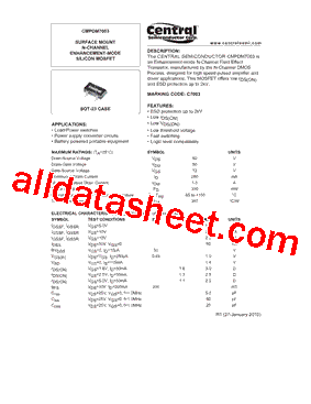 CMPDM7003型号图片
