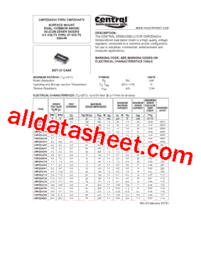 CMPZDA6V8型号图片