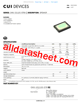 CMS-151125-078SP型号图片