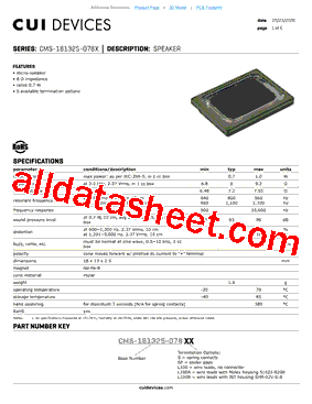 CMS-181325-078L100A型号图片