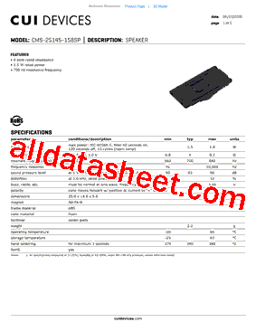 CMS-25145-158SP型号图片