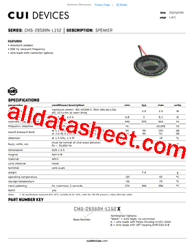 CMS-28588N-L152A型号图片