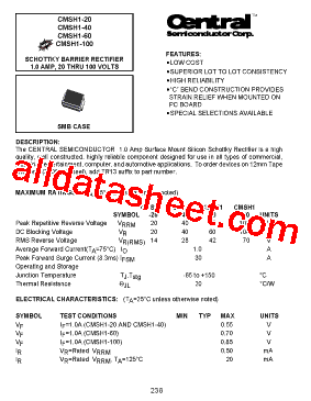 CMSH1-40MTR13型号图片