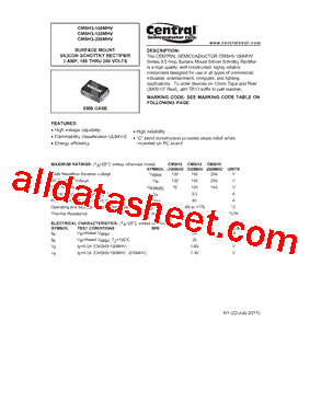 CMSH3-100MHV型号图片