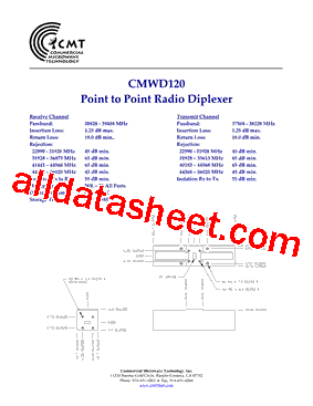 CMWD120型号图片