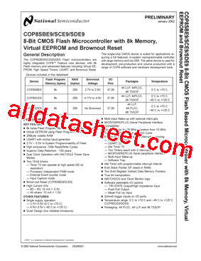 COP8SDE9型号图片