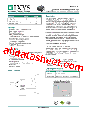 CPC1593GS型号图片