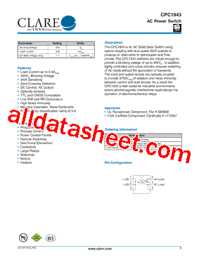 CPC1943GSTR型号图片