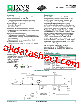 CPC7692BATR型号图片