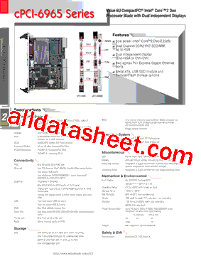 CPCI-R6000-965型号图片